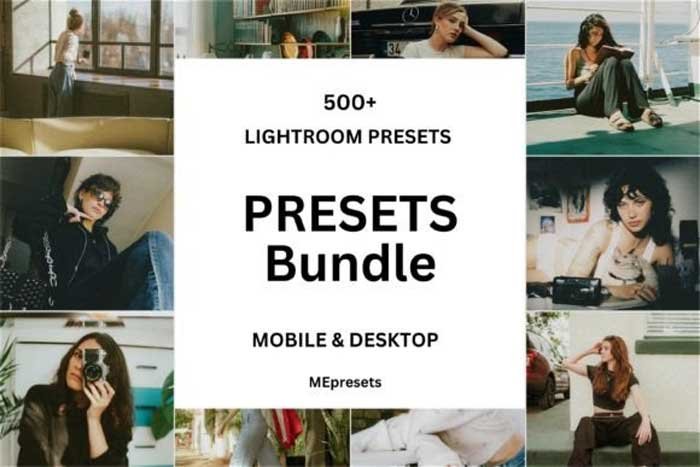 500+ Premium Lightroom Presets Bundle