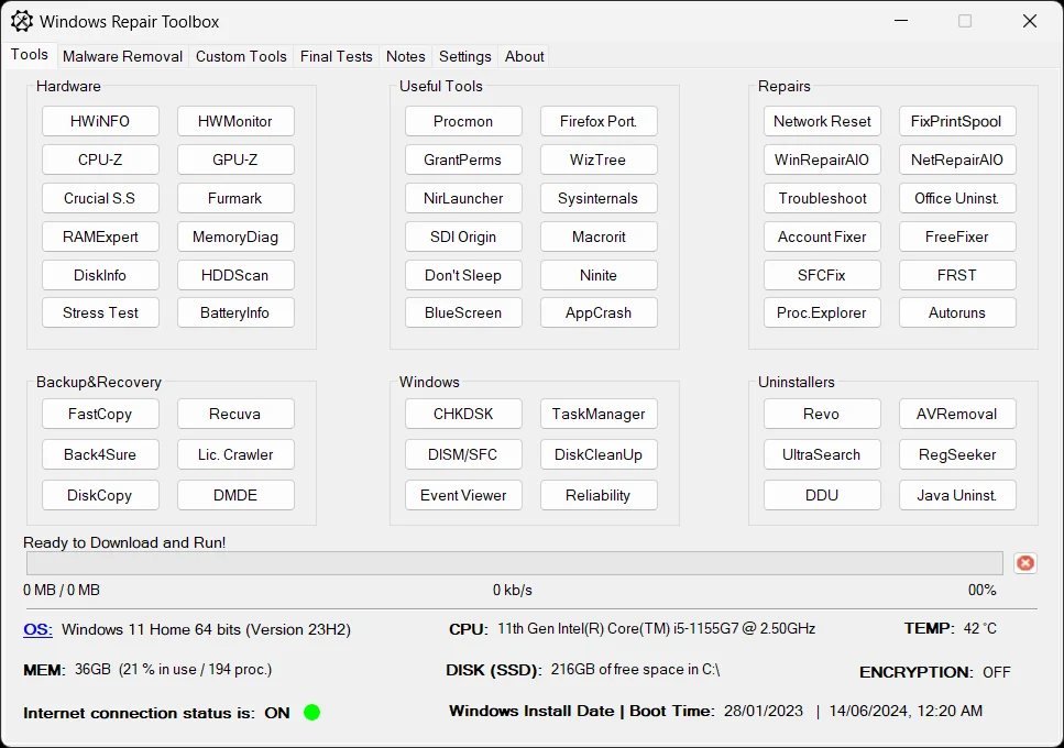 Windows Repair Toolbox