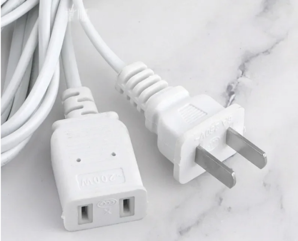 Power cord extension male to female