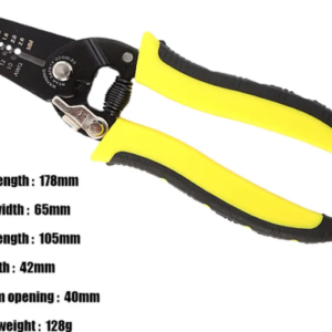 7-inch 7-in-1 multifunctional wire stripper vinyl clamp crimping tool