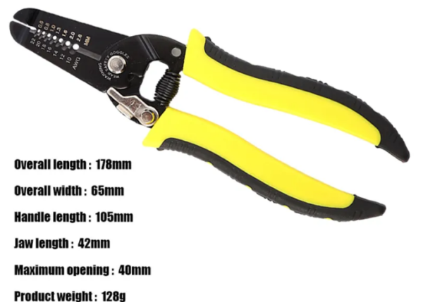 7-inch 7-in-1 multifunctional wire stripper vinyl clamp crimping tool - Image 2