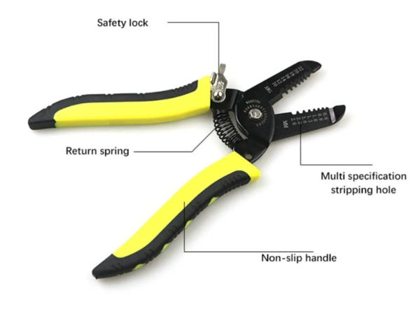 7-inch 7-in-1 multifunctional wire stripper vinyl clamp crimping tool - Image 8